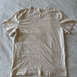 Arket Cream Short Sleeve Tee